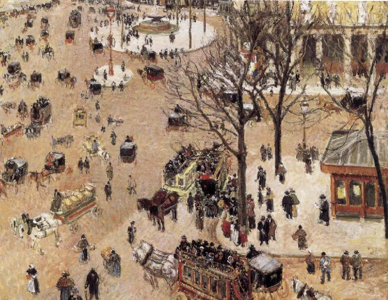 Camille Pissarro Francis Square Theater china oil painting image